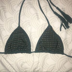 Acacia swimwear seaweed mesh top